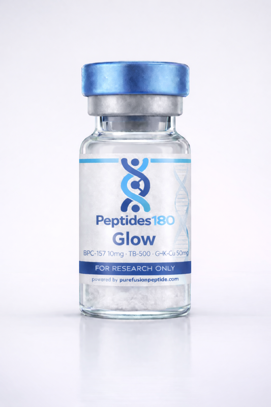 Glow Stack 70mg (BPC-157 10mg + GHK-Cu 50mg + TB500 10mg)